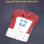 [ PS4'PS5 ] Asylum Worker Uniform Red (instant delivery)