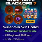 Muller Milk Operator Skin, Charm, Card, Emblem + 2WXP Bundle