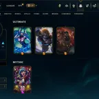 [ EUW ] - LEVEL 92 - UNRANKED  - 393 SKINS  [3092 BE - 121 RP ]  - HONOR LVL 3   - 152 CHAMPS