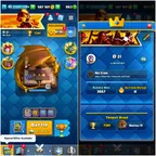 [4 YEAR OLD ] - KT 14 - XP- 46 -[3 BIG EVOS] - 33 MAX CARD-  7300 TROPHY -  97 EMOTES - 4 KT SKINS - A854