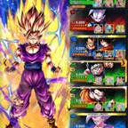 [DB034] [Ios+Android] UL Gohan ( Youth ) Super Saiyan 2 Full Star (14 Star) + 28 LF : New LF Vegeta and Goku 7 Star