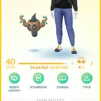 2016 OLD YEAR || LEVEL 40 []129 LEGENDARY | 36 SHINY | 9 SHINY LEGENDARY | INSTINCT TEAM | INSTANT AVAILABLE