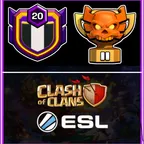 [ULTRA RARE] CHAMPION 2 - CC10 MAX - LEVEL 20 | BLACK PYTHON | HIGH LOG CLAN CAPITAL CWL LEAUGE | BEST ENGLISH NAME