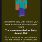 Minecraft Items: BABY AXOLOT HAT (Preorder)