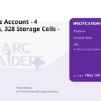 ARC Raiders Account - 4 Expeditions, 328 Storage Cells