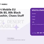 Black Desert Mobile EU Account - 70k BS, 80k Black Pearl, Hashashin, Chaos Stuff