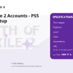 Path of Exile 2 Accounts - PS5 Account Setup