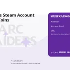 ARC Raiders Steam Account with 600k Coins