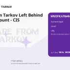 Escape from Tarkov Left Behind Edition Account - CIS