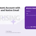 V Rising (Steam) Account with DLC Bundle and Native Email