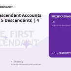 The First Descendant Accounts | Rank 19 | 5 Descendants | 4 Weapons