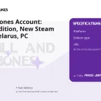 Skull and Bones Account: Premium Edition, New Steam Account, Belarus Region, PC Platform