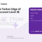Escape from Tarkov Edge of Darkness Account Level 38