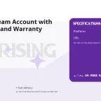 V Rising Steam Account with Full Access