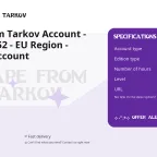 Escape from Tarkov Account - EOD Level 52