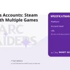 ARC Raiders Accounts: Steam Account with Multiple Games