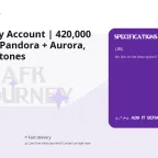 AFK Journey Account | 420,000 Diamonds, Pandora + Aurora, 1250 Soul Stones