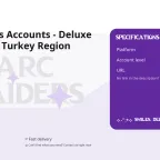 ARC Raiders Accounts - Deluxe Edition PS5 Turkey Region