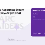ARC Raiders Accounts: Steam Edition (Turkey/Argentina)