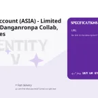 Identity V Account (ASIA) - Limited S & A Skins, Danganronpa Collab, 10.8K+ Echoes