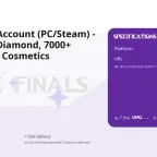 The Finals Account (PC/Steam) - Season 11 Diamond, 7000+ Multibucks Cosmetics