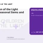 Sky: Children of the Light Accounts: Seasonal Items and Candles