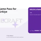Minecraft Game Pass for PS4/PS5 - T rkiye