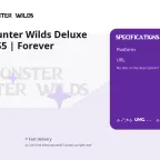 Monster Hunter Wilds Deluxe Edition | PS5 | Forever