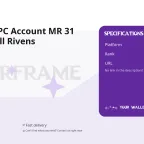 Warframe PC Account MR 31 with Godroll Rivens