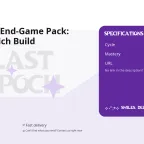 Last Epoch End-Game Pack: Level 100 Lich Build