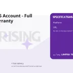 V Rising PS5 Account - Full Access, Warranty