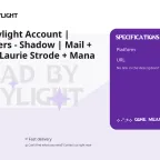 Dead by Daylight Account | Michael Myers - Shadow | Mail + Password | Laurie Strode + Mana
