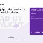 Dead by Daylight Account with All Maniacs and Survivors