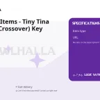 Brawlhalla Items - Tiny Tina Skin (Rare Crossover) Key