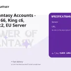 Tower of Fantasy Accounts - Europe, Lvl 66, King c6, Cocoritter c2, EU Server