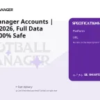 Football Manager Accounts | Steam, FM 2026, Full Data Change | 100 Safe