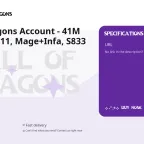 Call of Dragons Account - 41M Power, VIP 11, Mage+Infa, S833