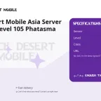 Black Desert Mobile Asia Server Account - Level 105 Phatasma