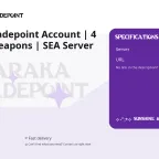 Naraka: Bladepoint Account | 4 Extreme Weapons | SEA Server