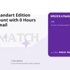 Rematch Standart Edition Steam Account with 0 Hours and First Email