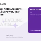 Solo Leveling: ARISE Account: Level 167, 9.6M Power, 188k Essence Stone