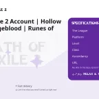 Path of Exile 2 Account | Hollow Farm | Mageblood | Runes of Aldur