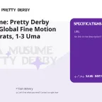 Umamusume: Pretty Derby Accounts - Global Fine Motion 5, 65K+ Carats, 1-3 Uma