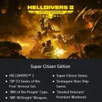 Helldivers Accounts - PS5 Super Citizen Edition, Turkey Region