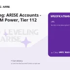 Solo Leveling: ARISE Accounts - SLA306, 6.6M Power, Tier 112