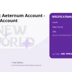 New World: Aeternum Account - New Clean Account