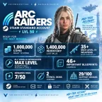 ARC Raiders Account | Level 50 | 1M Coins | 35+ Guns | Native Email