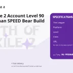 Path of Exile 2 Account Level 90 Druid Shaman SPEED Bear Build