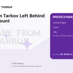 Escape from Tarkov Left Behind Edition Account