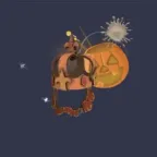 Team Fortress 2 Items: Unusual Hat with Guardian Pumpkin Effect